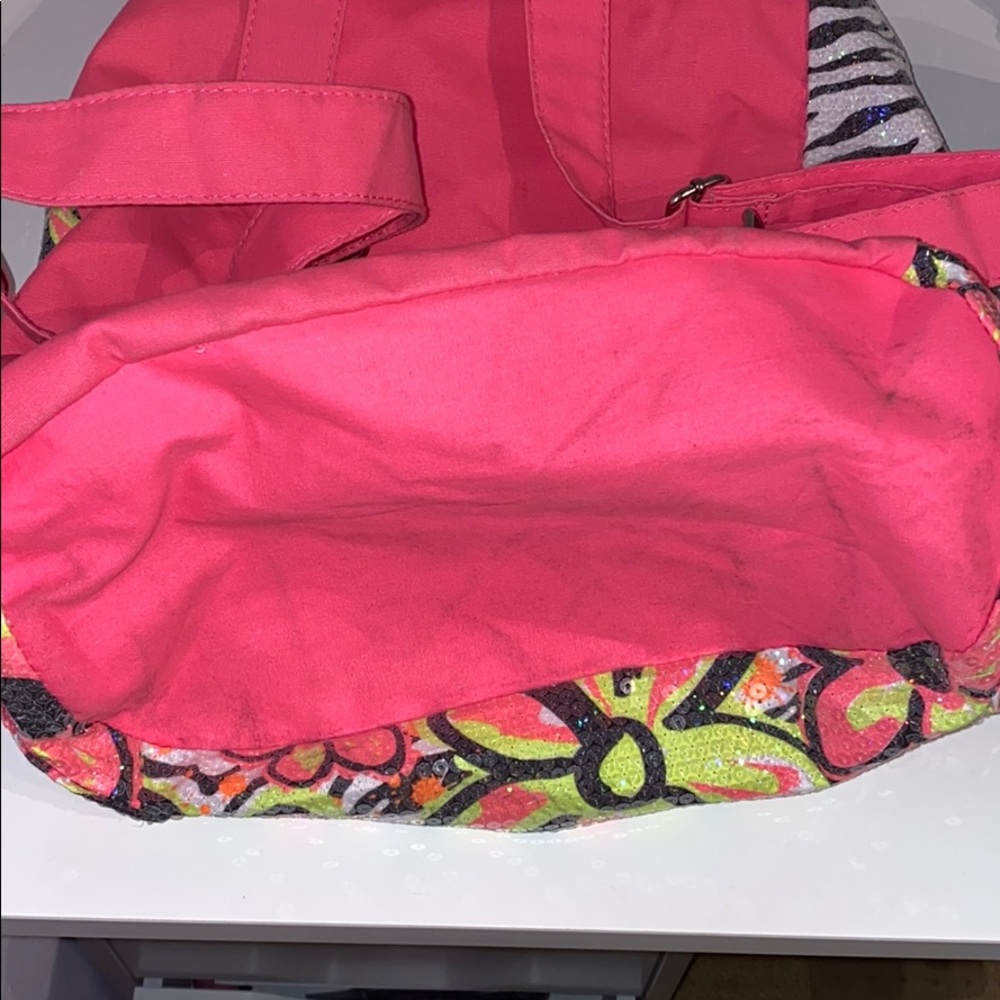 Drawstring Zebra Backpack - Picture 3 of 6